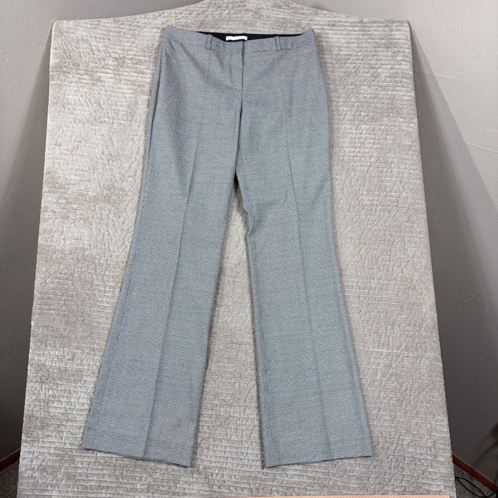 BOSS Hugo Boss Tulea3 Micro Houndstooth Dress Pants Black White US 6